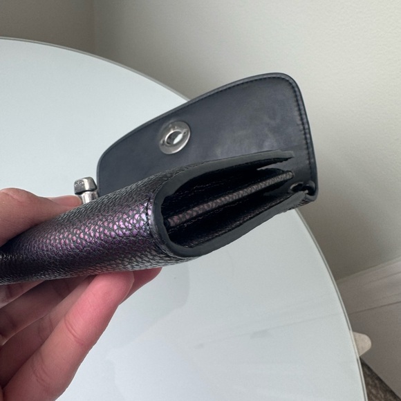 Coach Iridescent Multicolor Genuine Leather Clutch / Large Wallet - Picture 11 of 14